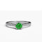 Solitaire Gold Engagement Ring with 0.5ct Emerald - 01SG01E